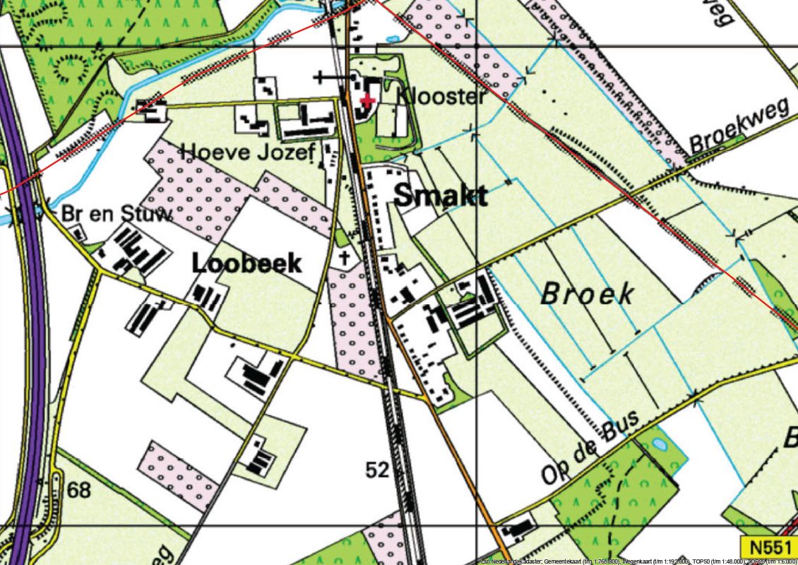 Historische kaart 2000